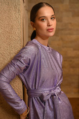 Julia Glitters Purple Dress - Julia فستان