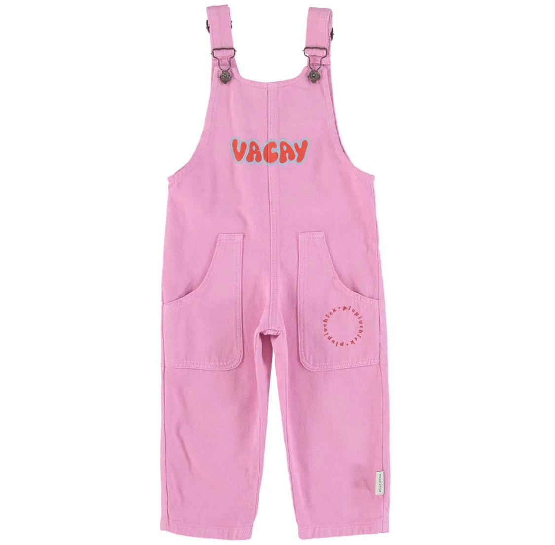 Girls Dungarees Lavender W/ Vacay Print | جمبسوت