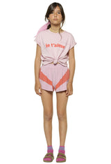 Girls T-Shirt Lilac W/ Cherry Print | بلوزة