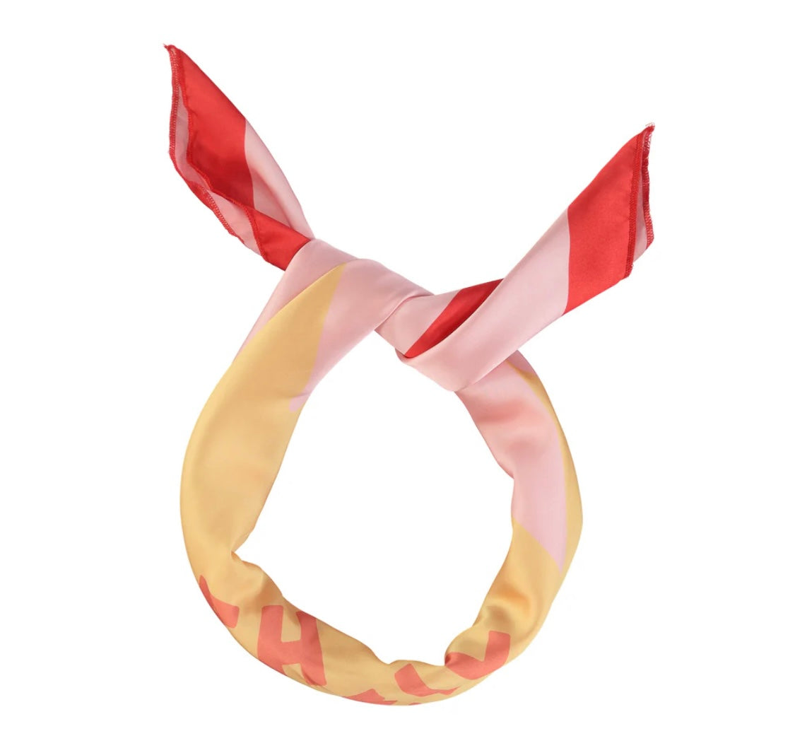Silky Bandana/ Scarf Sun Print | شريط الرأس