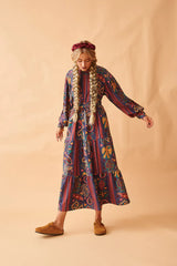 Henrika Dress Blue - Henrika فستان