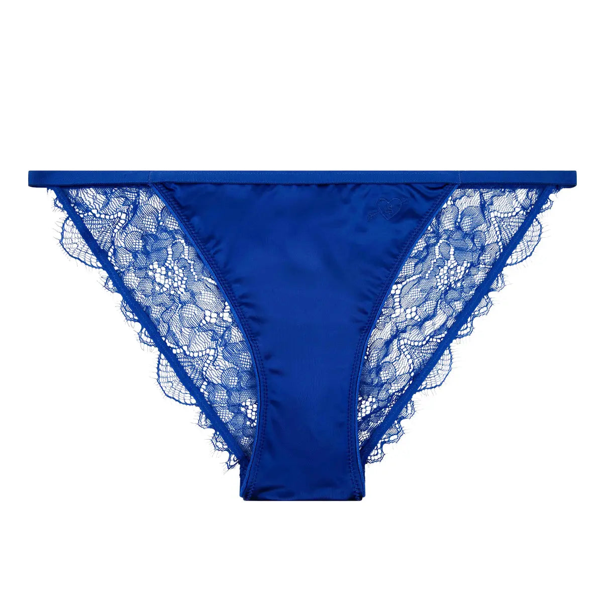 Wild Rose Blue Briefs | الملابس الداخلية الدانتيل