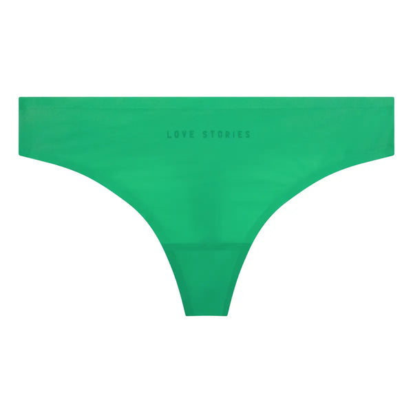 Loulou Green Seamless Thong | النساء الملابس الداخلية