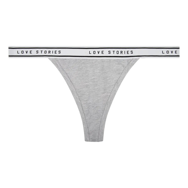Roomie Grey Thong | ملابس داخلية قطنية