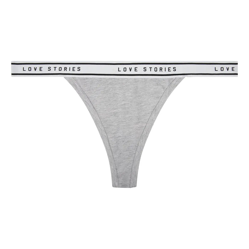 Roomie Grey Thong | ملابس داخلية قطنية