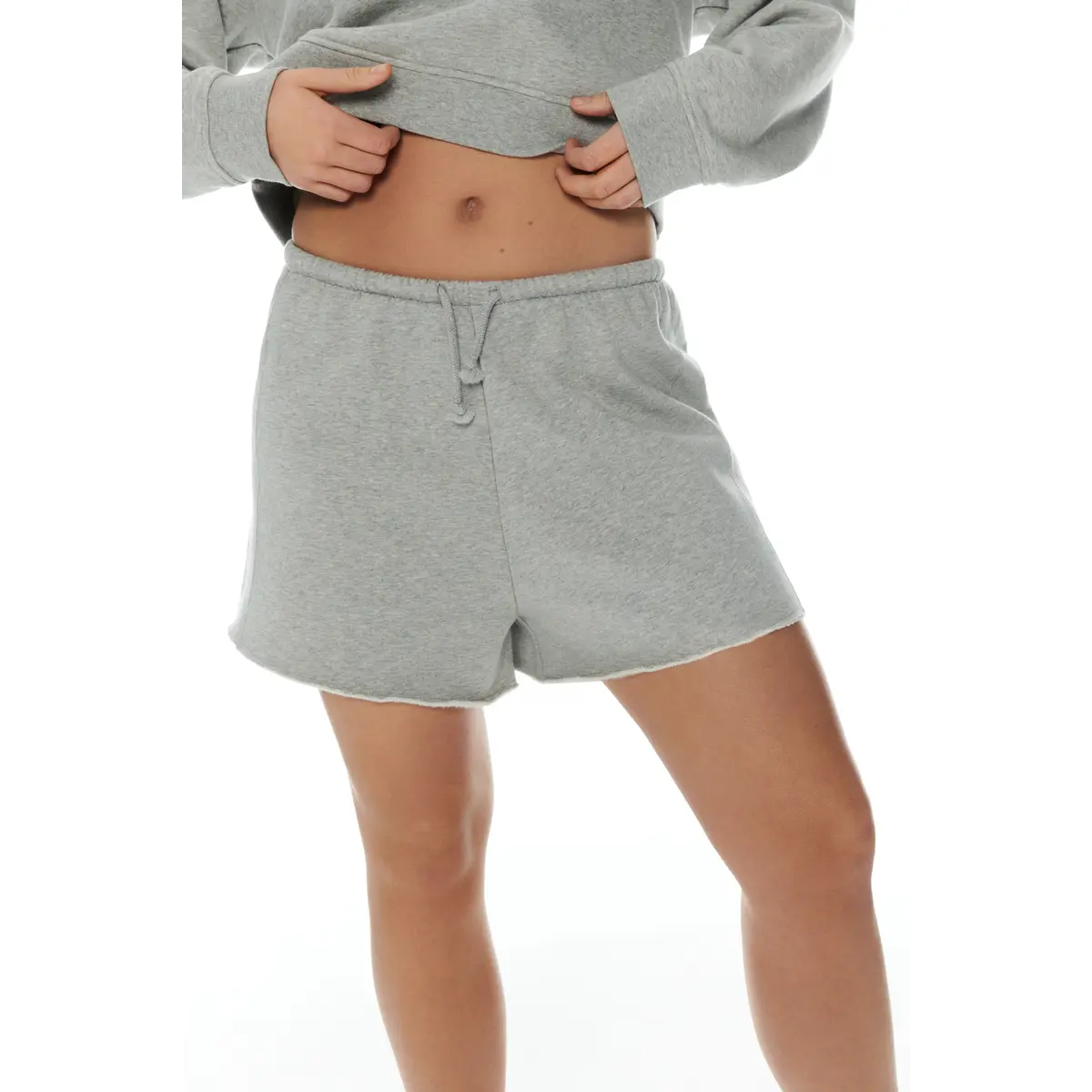 Becky Grey Shorts | شورت القطن