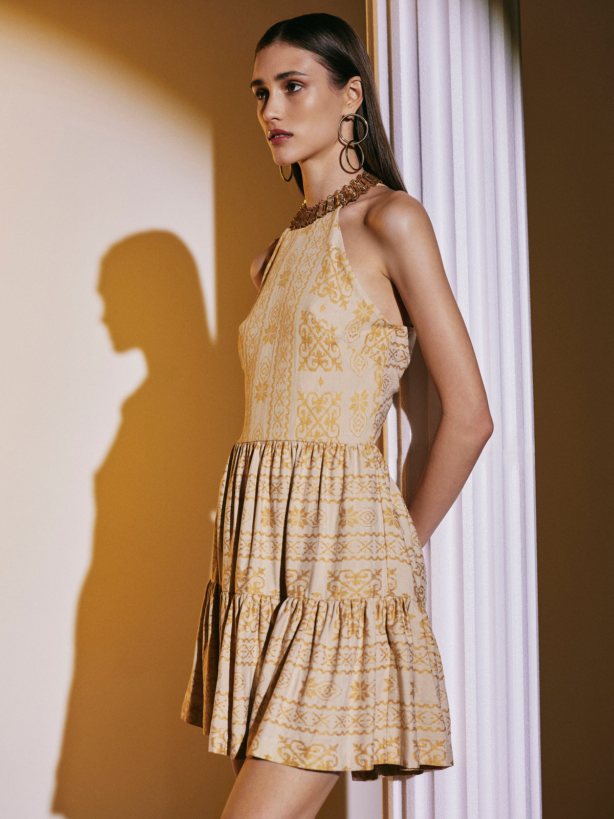 Forema Cachy Short - Beige - فستان