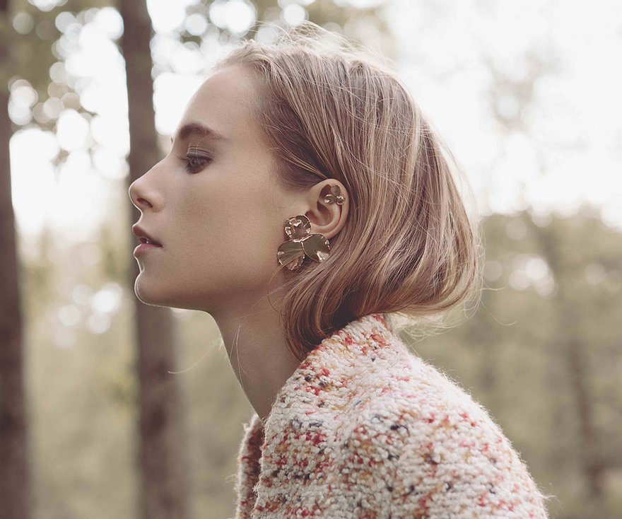 Earring Pensee Medium Colors - Pensee أقراط