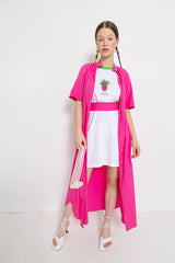 Mojito Shirt Dress Fuchsia - Mojito Fuchsia فستان