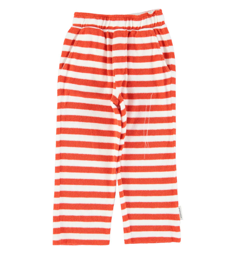 Kids Trousers Red & Ecru Stripes | سروال