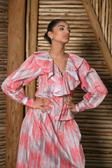 Bianki Skirt Coral | نورة المرأة - Maison Clad