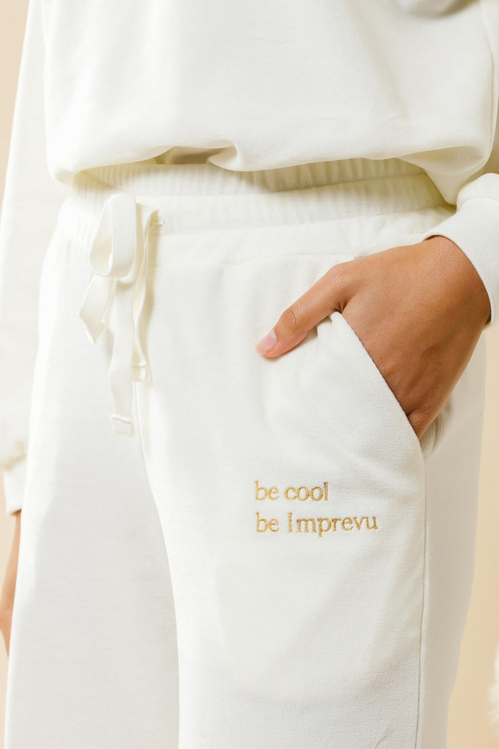 Pant Romeo Velvet White - Romeo Velvet White سروال