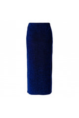 Skirt Tube Lurex Blue - Tube Lurex Blue تنورة