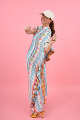 Frida Dress Azure | فستان نسائي - Maison Clad