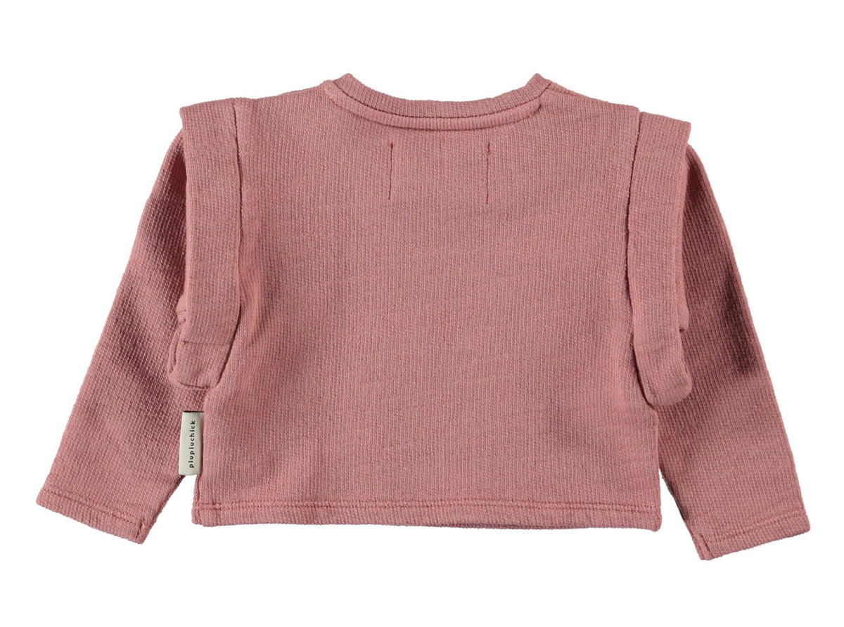 Sweatshirt Long Sleeve Old Pink - Girls سترة رياضية