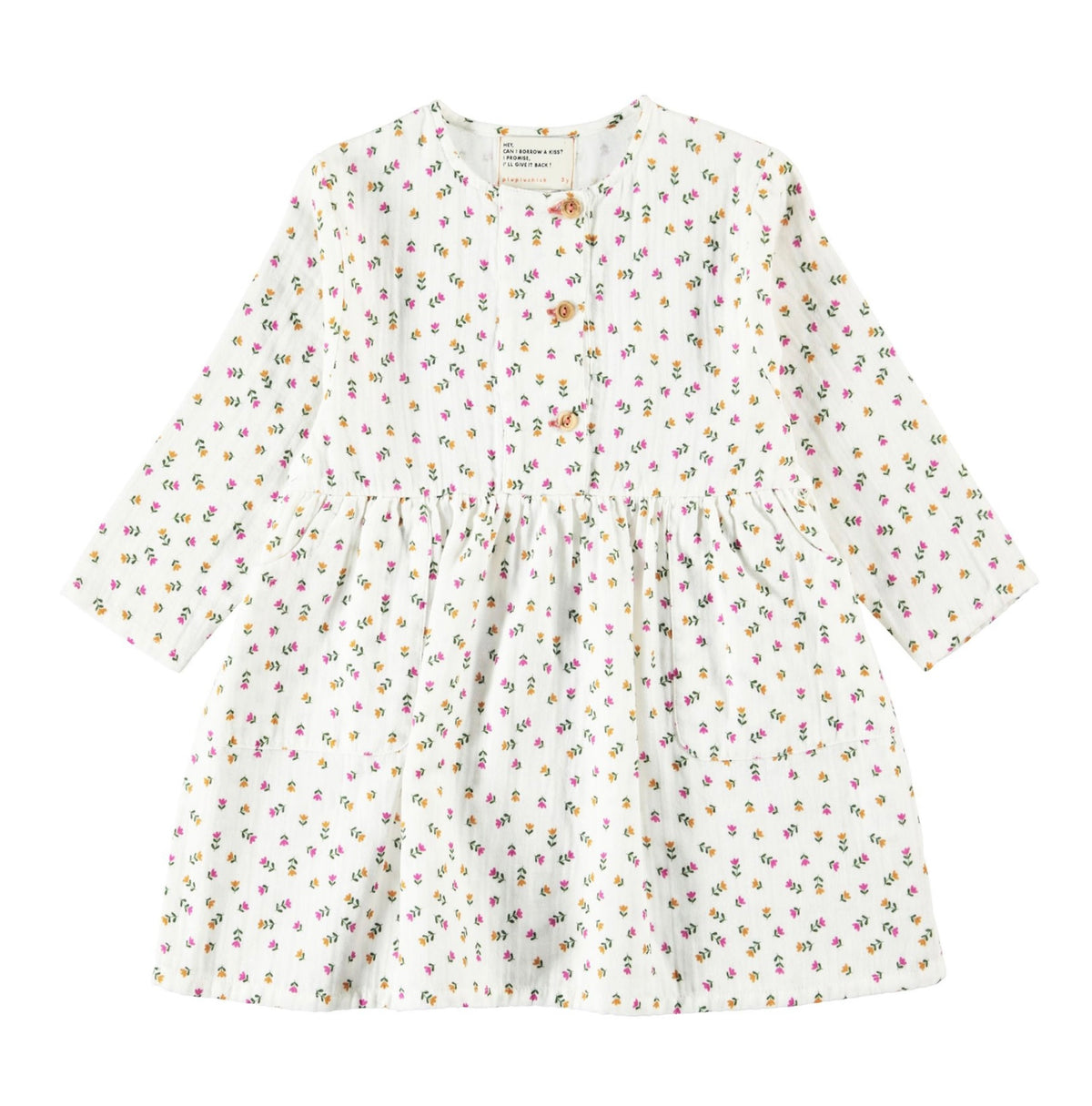Dress Short Little Flowers - Girls فستان
