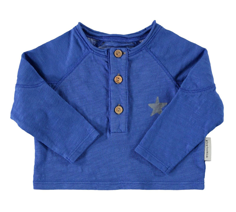 Baby T-Shirt Long Sleeves Blue - Baby بلوزة