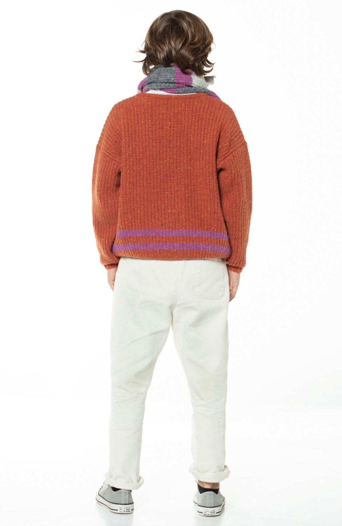 Trouser Unisex Buttons Ecru - Buttons سروال