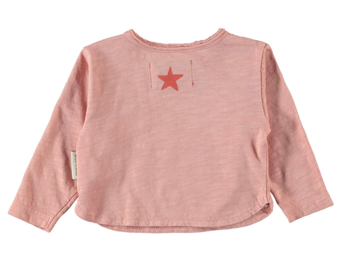 Baby T-Shirt Peach Print - Baby بلوزة