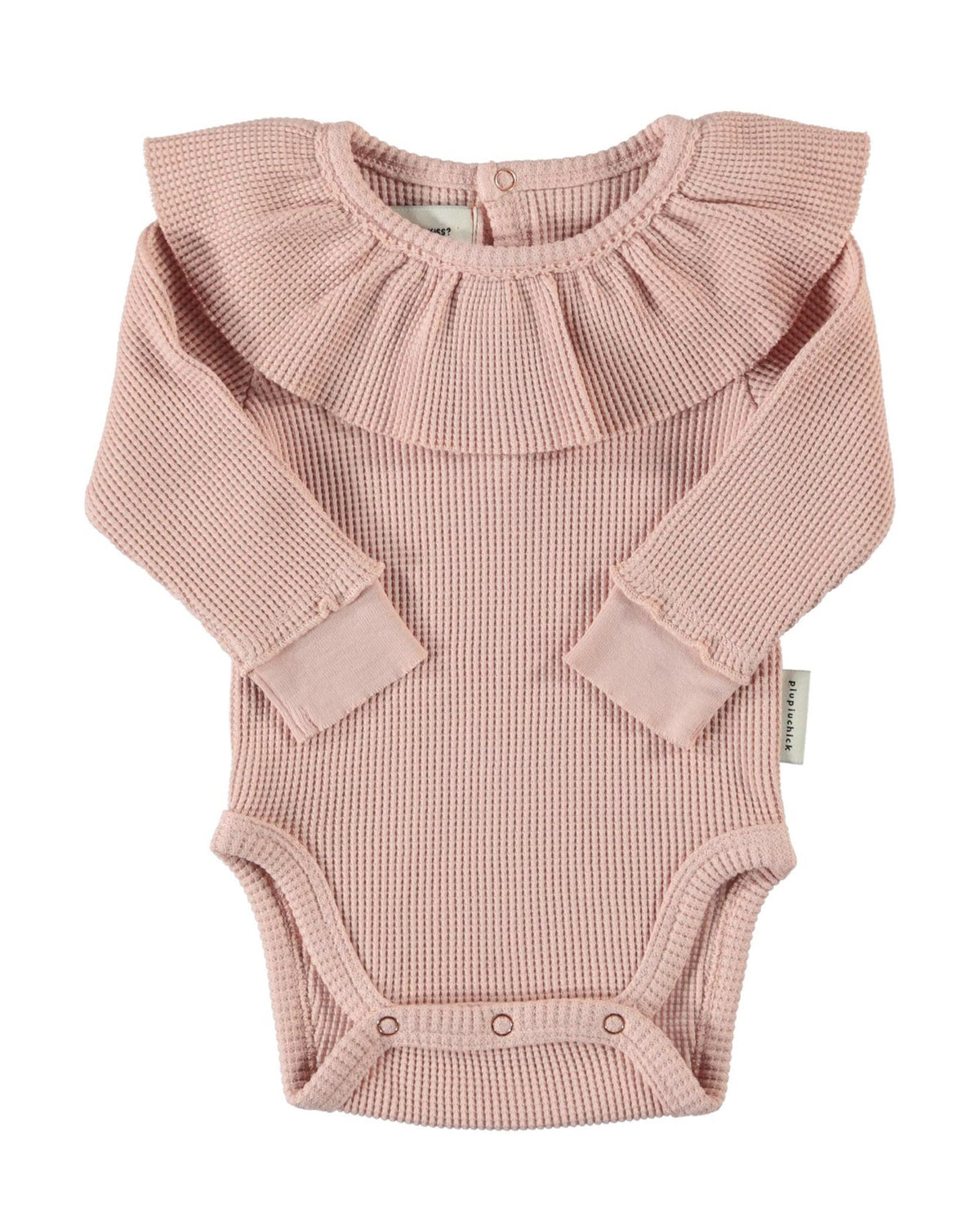 Baby Body Light Pink Waffle - Baby بلوزة ضيقة