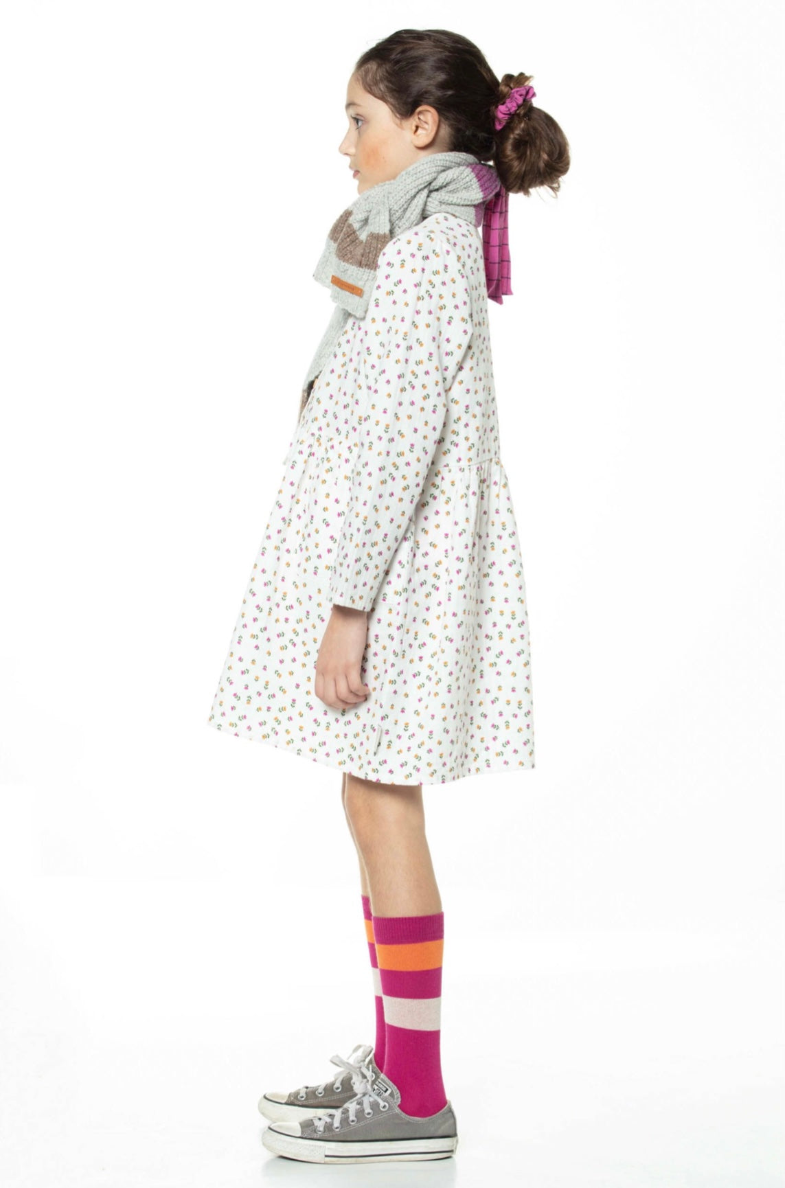 Dress Short Little Flowers - Girls فستان