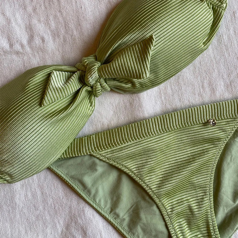 Bikini Top Blossom - Green-Blossom سروال