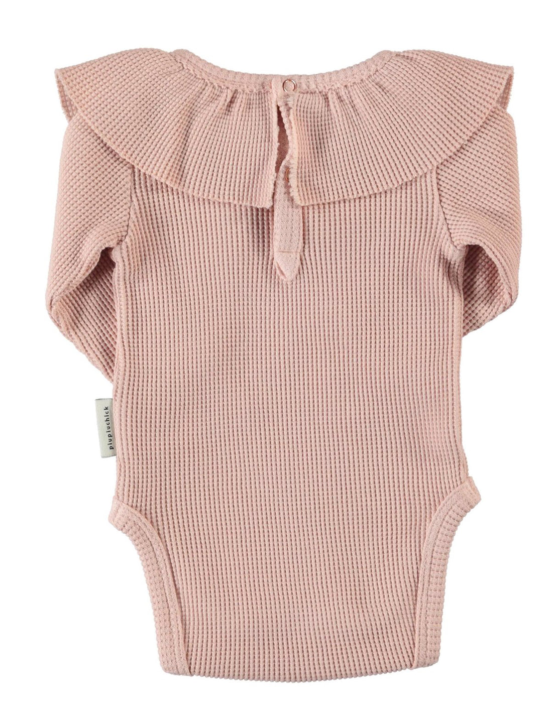 Baby Body Light Pink Waffle - Baby بلوزة ضيقة
