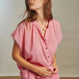 Shirt Pia Pink - Pia قميص