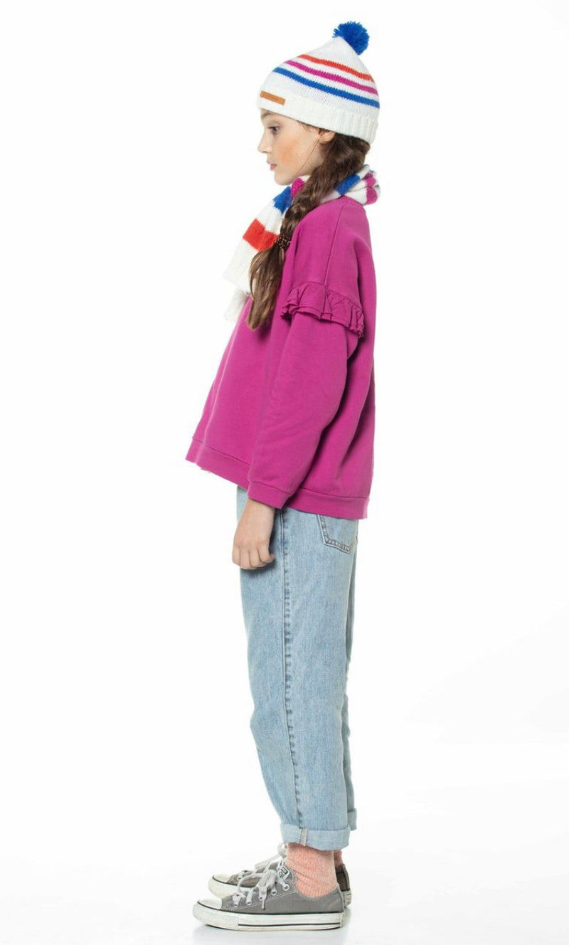 Sweatshirt Fuchsia - Girls سترة رياضية