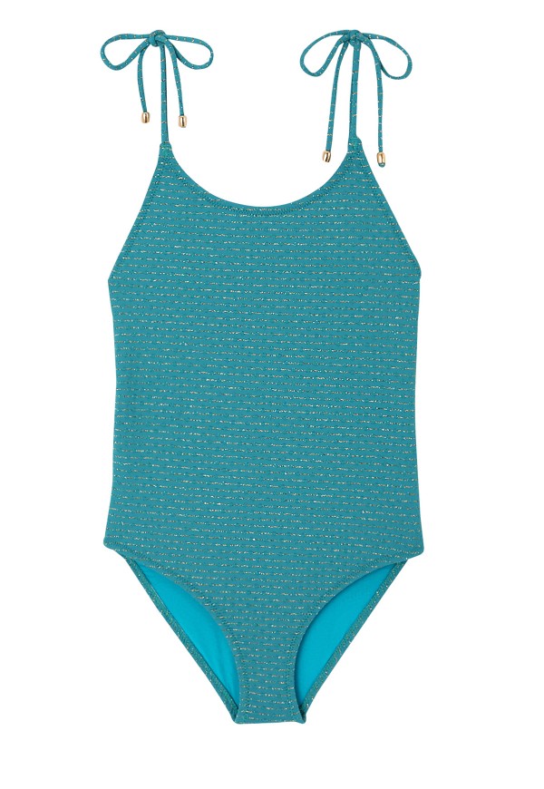 Bahamas Emerald/Gold Swimsuit - Bahamas طقم سباحة