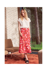 Sirene Skirt Flower Pink Of Red - Sirene Flower Pink Of Red تنورة