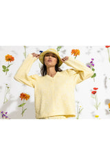The Colette Sweatshirt Yellow | سترة النساء - Maison Clad