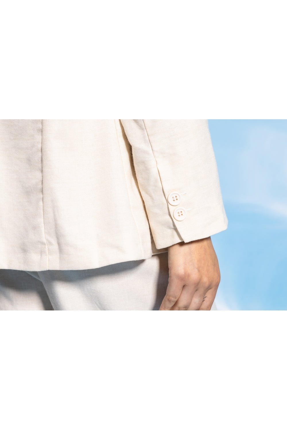 The Diane Blazer Patagonia Beige | سترة نسائية - Maison Clad