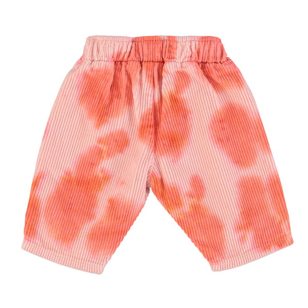 Baby trousers pink & Orange Tie-dye - Baby سروال