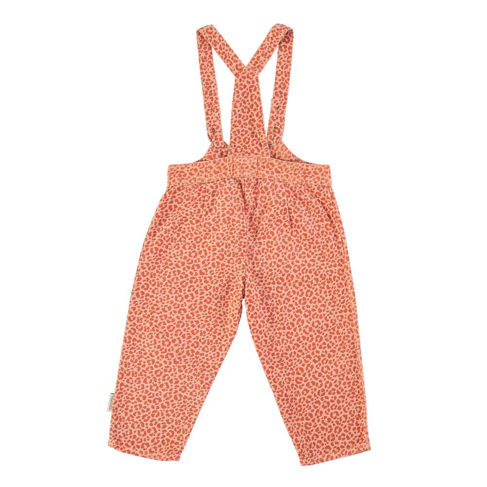 Trouser w/stripes light pink and brick animal - Girls سروال