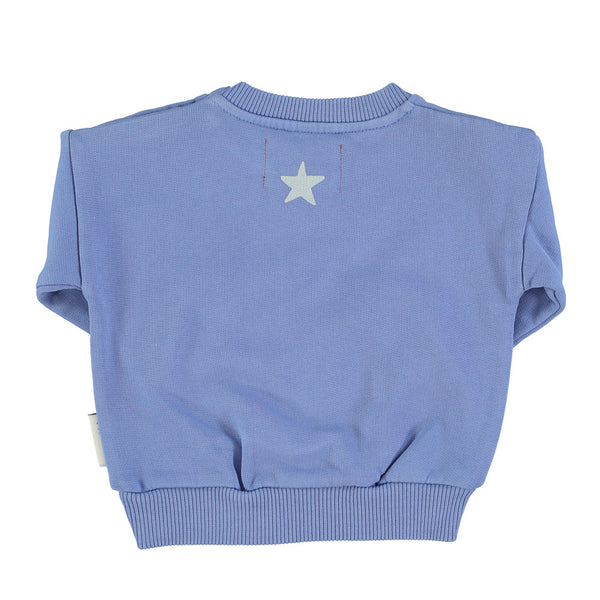 Baby unisex sweatshirt blue w/ "vida bonita" print - Baby سترة رياضية